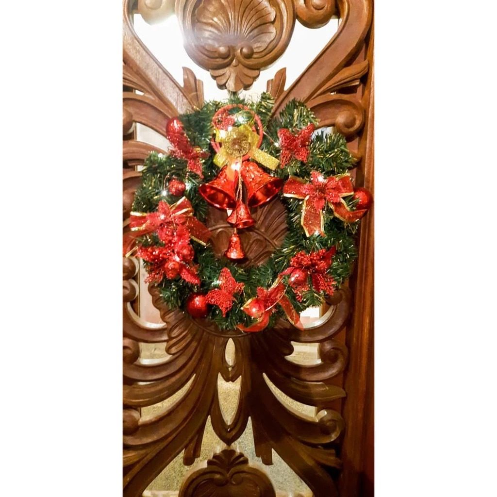 Guirlanda De Natal Decorada Luzes De Led Luxo Enfeite de Natal 1